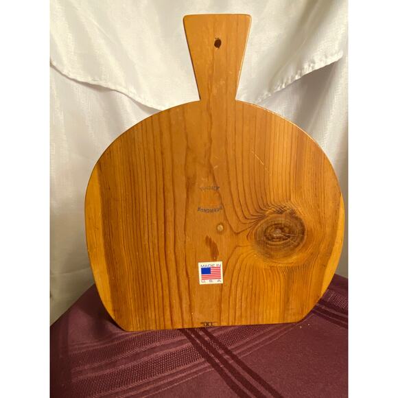 Toadily Handmade Wood 8.5 inch Paper Plate Holder carved Bear and Cub signed EUC - Picture 11 of 16